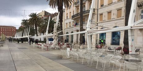 Prazna Riva u Splitu