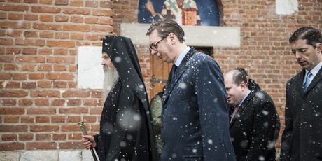 Aleksandar Vučić na Kosovu (Foto: AFP)