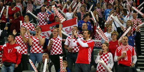 Navijači na utakmici Hrvatska - Norveška (Photo: Igor Kralj/PIXSELL)