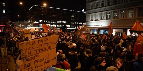 Prosvjedi protiv Trumpa u Švicarskoj (Foto: AFP)
