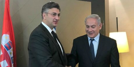 Andrej Plenković i Benjamin Netanyahu u Davosu (Foto: Vlada RH)