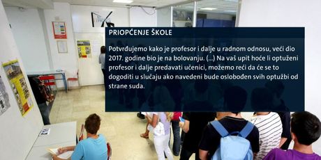 Profesor optužen za bludnje radnje (Foto: Dnevnik.hr) - 1