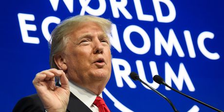 Donald Trump u Davosu (Foto: AFP)