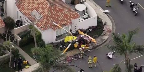 Pad helikoptera na kuću u Kaliforniji (Foto: Reuters)