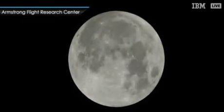Superkrvavi plavi Mjesec (Screenshot: NASA)