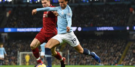 Leroy Sane slavi pobjedu sa suigračima iz Manchester Cityja (Foto: AFP)