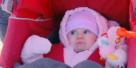 Beba u kolicima (Foto: Dnevnik.hr)