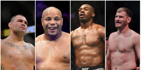 Cain, Cormier, Jones, Miočić (Foto: AFP)