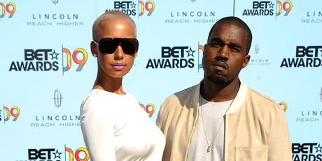Amber Rose i Kanye West (Foto: AFP)