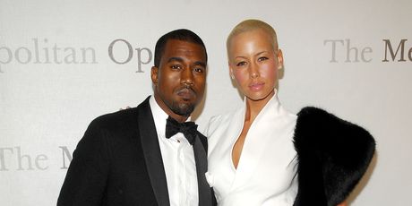 Amber Rose i Kanye West (Foto: AFP)