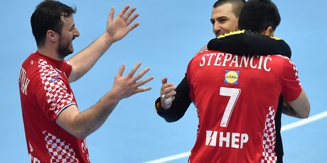 Duvnjak, Stepančić i Šego (Foto: AFP)