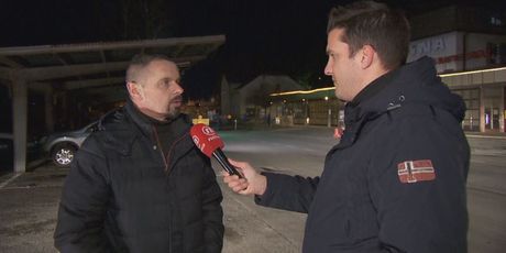 Predrag Sekulić, koordinator Stožera za obranu Rafinerije nafte Sisak, i Domagoj Mikić (Foto: Dnevnik.hr)