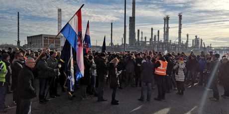 Prosvjed u Sisku (Foto: Dnevnik.hr)
