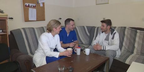 Josip Smokvina s kolegama iz KBC-a Rijeka (Foto: Dnevnik.hr)
