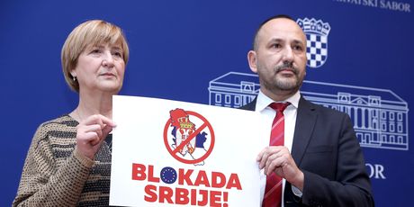 Ruža Tomašić i Hrvoje Zekanović (Foto: Patrik Macek/PIXSEL) L