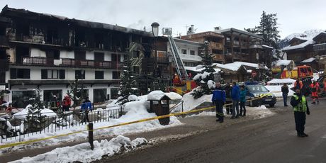 Izgorio hotel u francuskom skijalištu (Foto: AFP)
