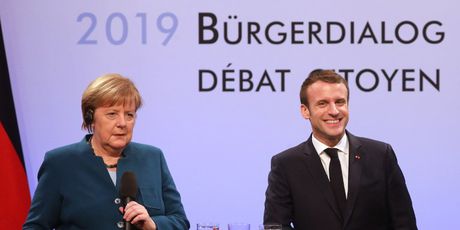 Njemačka kancelarka Merkel i francuski predsjednik Macron (Foto: AFP)