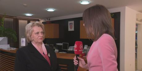 Slava Šepec, predsjednice Komore medicinskih sestara, i Sanja Vištica (Foto: Dnevnik.hr)