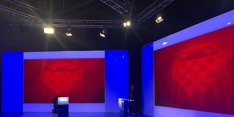 Pripreme za sučeljavanje predsjedničkih kandidata na Novoj TV - 3