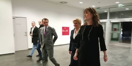 Kolinda Grabar-Kitarović stigla na sučeljavanje na Novoj TV