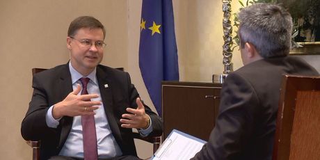 Potpredsjednik Europske komisije Valdis Dombrovskis i Danijel Vrbota - 2