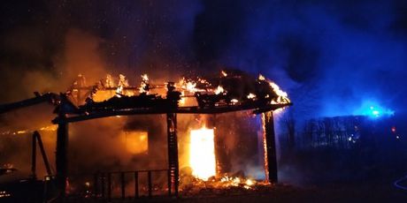 Požar doma Zelena oaza u Andraševcu