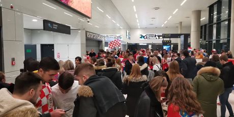 Doček Kauboja u zagrebačkoj zračnoj luci