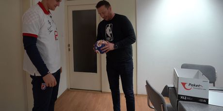 Halil Jaganjac i dobitnik nagradnog natječaja Miroslav Mišković