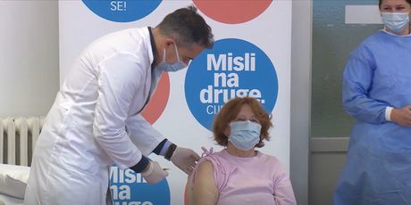 Branka Aničić - prva cijepljena protiv koronavirusa - 2
