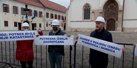 Prosvjed o obnovi Zagreba - 2