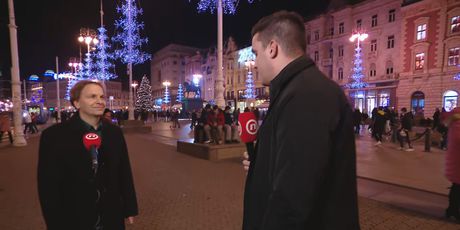 Domagoj Mikić, novinar Nove TV, i Luka Oman