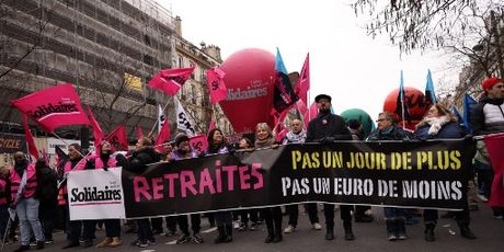 Prosvjed u Parizu protiv mirovinske reforme
