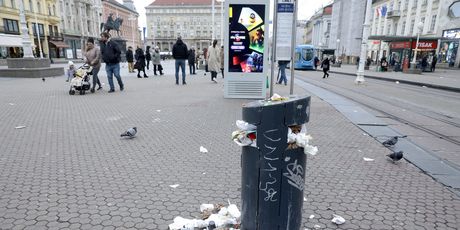 Gomilanje smeća u centru Zagreba zbog štrajka radnika Čistoće - 9