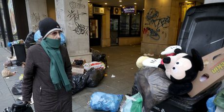 Gomilanje smeća u centru Zagreba zbog štrajka radnika Čistoće - 12