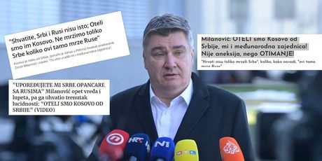 Zoran Milanović i srpski portali