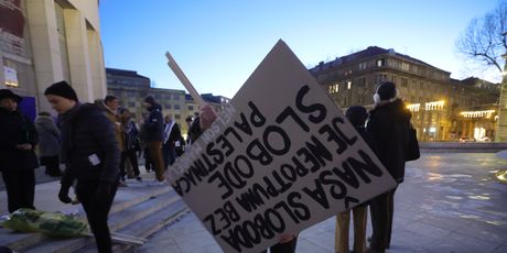 Propalestinski prosvjed u Zagrebu - 5