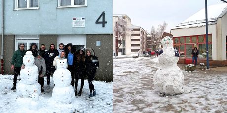 Snježne aktivnosti u zagrebačkim studentskim domovima