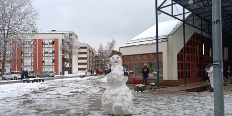 Snjegović u studentskom domu