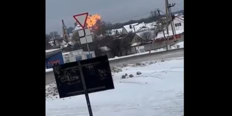 Kod granice s Ukrajinom se srušio veliki ruski vojni avion