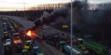 Prosvjed poljoprivrednika u Belgiji