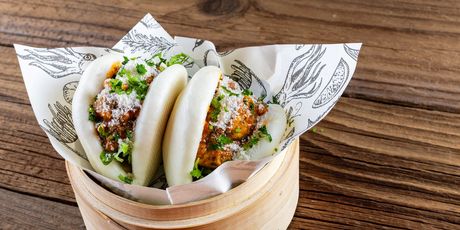 Bao buns s brudetom od kozica