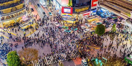 Najprometniji pješački prijelaz na svijetu - Shibuya, Tokio - 1