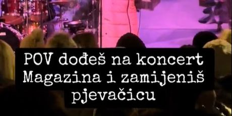 Žena zamijenila pjevačicu Magazina - 1