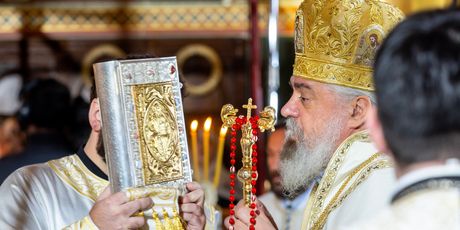 Božićna liturgija u hramu svete Blagovijesti u Zagrebu na kojoj su se okupili vjernici pravoslavne vjeroispovijesti - 3