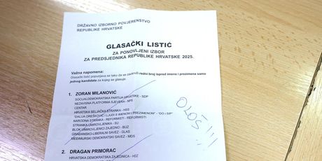 Glasački listići - 2