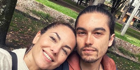 Barbara Mori i sin Sergio