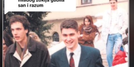 Zoran Milanović u mladosti