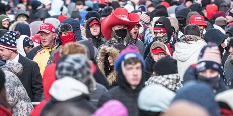 Ljudi u Washingtonu čekaju inauguraciju