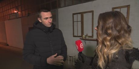 Ivan Penava i Barbara Štrbac, reporterka Dnevnika Nove TV - 1