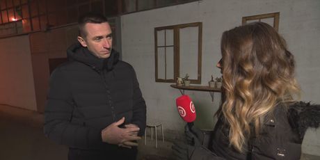 Ivan Penava i Barbara Štrbac, reporterka Dnevnika Nove TV - 2